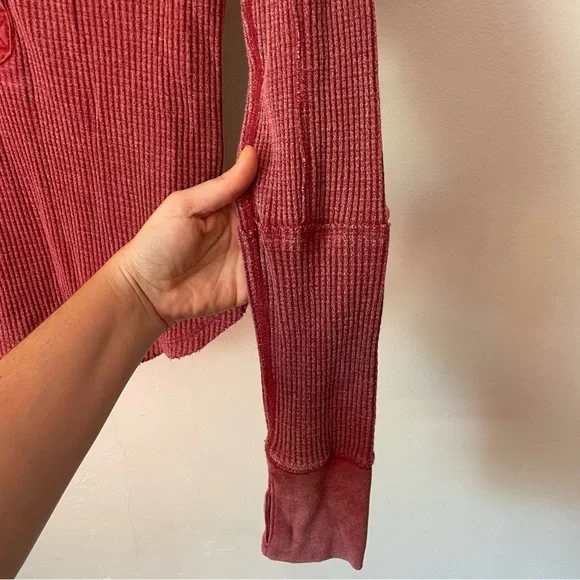 We The Free Crimson Red Knit Thermal - Picture 6 of 6